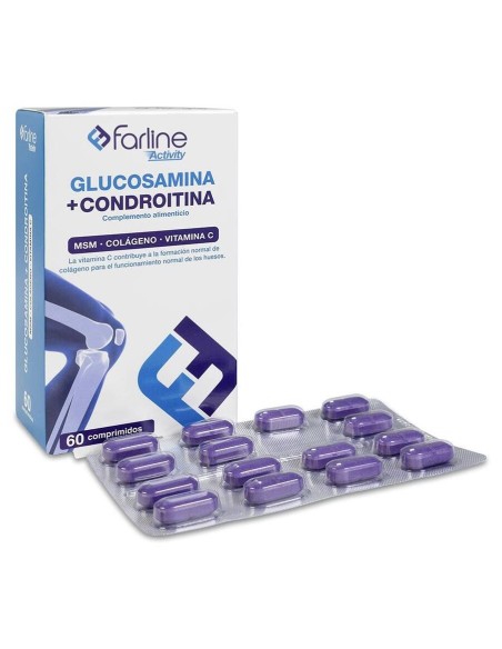 Farline Glucosamina Y Condroitina, 60 Comprimidos
