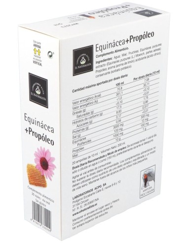 El Naturalista Equinácea + Propóleo, 20 Viales