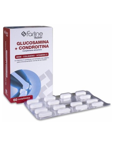 Farline Glucosamina Y Condroitina, 60 Comprimidos