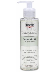 Eucerin Dermopure Oil Control Gel Limpiador, 200 Ml