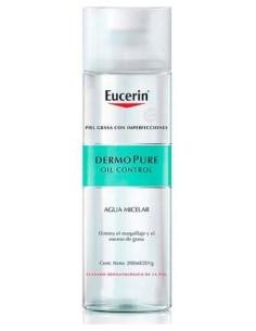 Eucerin Dermopure Oil Control Agua Micelar, 200 Ml