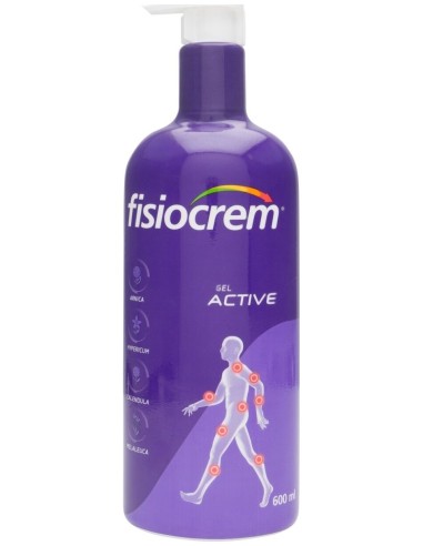 Fisiocrem Gel Active Formato Ahorro, 600 Ml