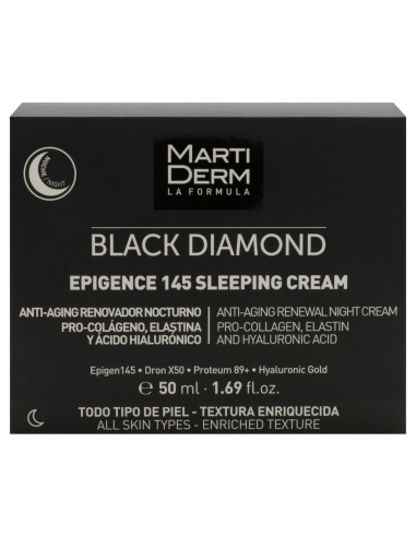 Martiderm Black Diamond Epigence 145 Sleeping Cream, 50 Ml