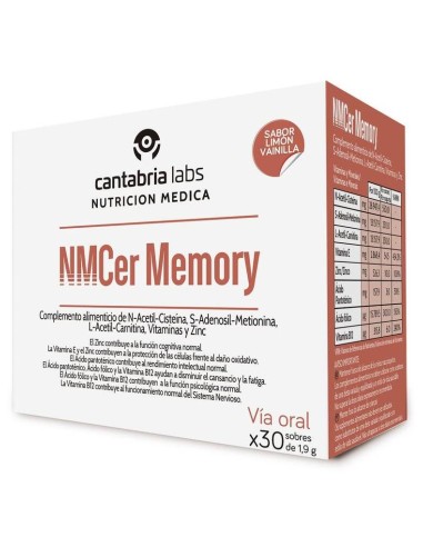 Nutrición Médica Nmcer Memory Sabor Limón Y Vainilla 30Uds