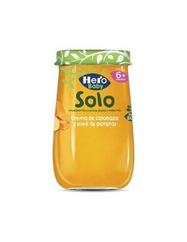 Hero Solo Tarrito Calabaza Patata Guisantes Y Brócoli Eco 190G