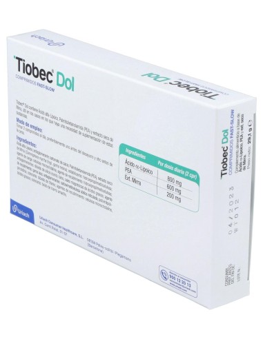 Tiobec Dol, 20 Comprimidos