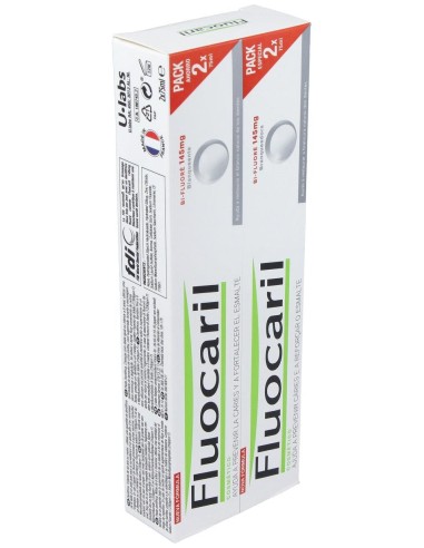 Duplo Fluocaril Bi-Fluoré Blanqueante, 2 Unidades