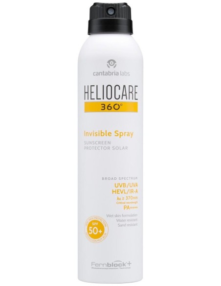 Heliocare 360º Invisible Spray Spf 50+, 200 Ml
