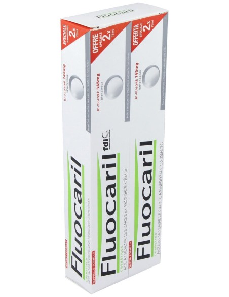 Duplo Fluocaril Bi-Fluoré Blanqueante, 2 Unidades