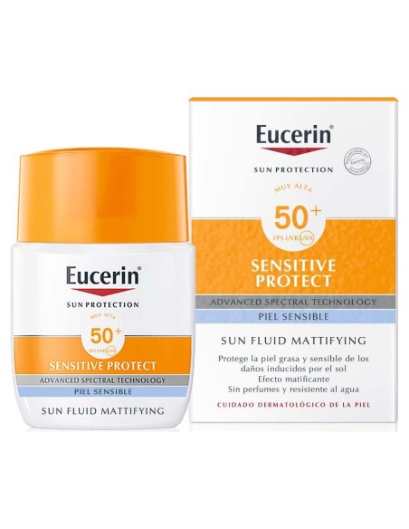 Eucerin Sun Fluid Sensitive Protect Fps 50+, 50 Ml