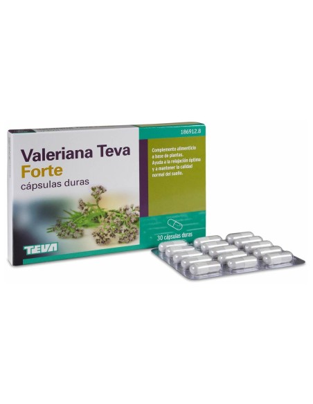 Valeriana Teva Forte 450 Mg, 30 Cápsulas