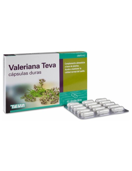 Valeriana Teva 200Mg 60 Caps Duras