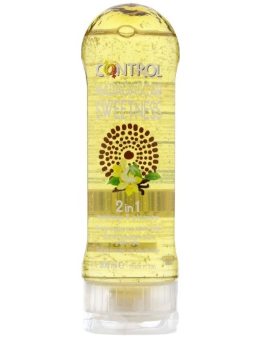 Control Massage Y Pleasure Gel Madagascar Sweetness Vainilla, 200 Ml