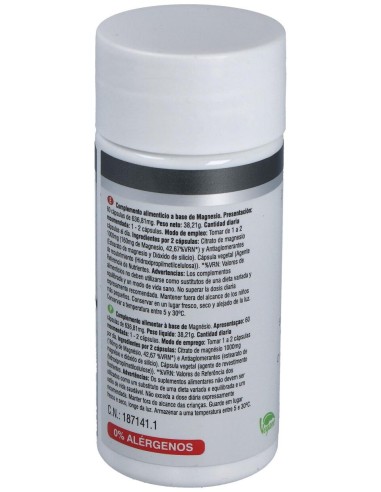 Nueva Dietetica Magnesio 537 Mg, 60 Cápsulas