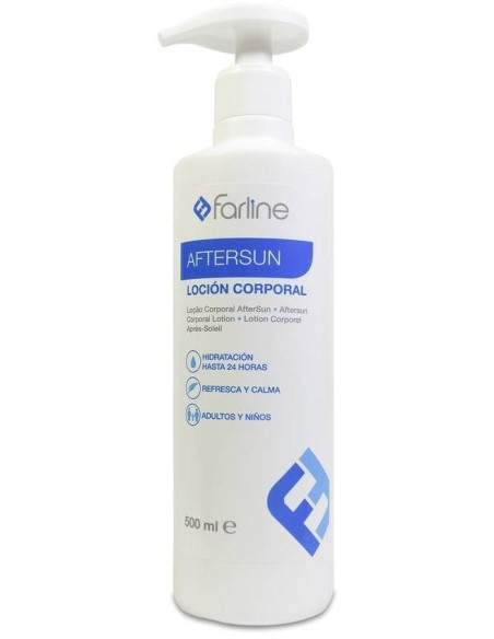 Farline Aftersun Loción Corporal Formato Familiar, 500 Ml