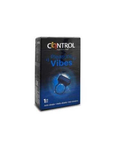 Control Pleasure Vibes Anillo Vibrador, 1 Ud