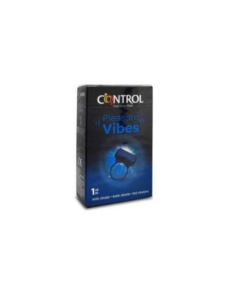 Control Pleasure Vibes Anillo Vibrador, 1 Ud