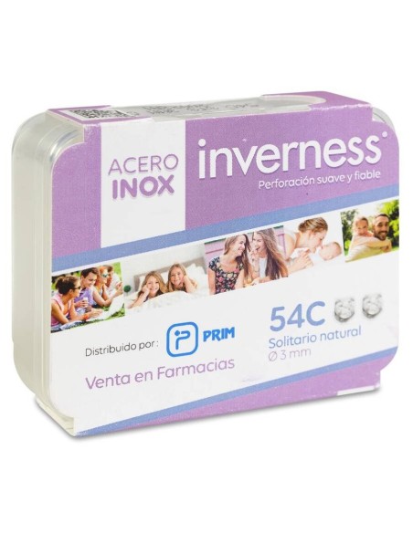 Prim Inverness Pendiente 54C Acero Solitario Natural 3 Mm, 1 Unidad