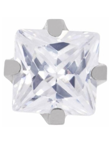 Prim Inverness Pendiente 112C Acero Solitario Square 3 Mm, 1 Unidad