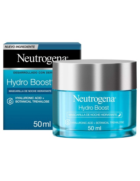 Neutrogena Hydro Boost Mascarilla De Noche Hidratante, 50 Ml