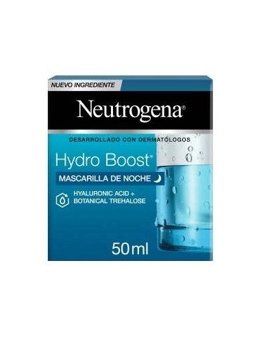 Neutrogena Hydro Boost Mascarilla De Noche Hidratante, 50 Ml