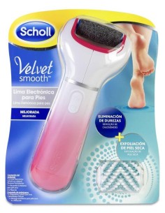 Scholl Velvet Lima Electrónica Exfoliante Para Pies, 1 Unidad 2