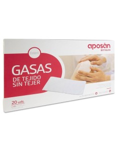 Aposan Gasa Estéril Tejido Sin Tejer Compresas 10X20Cm 20Uds