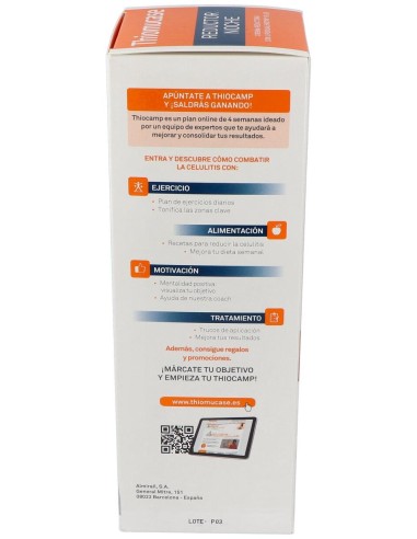 Thiomucase Crema Reductora De Noche, 500 Ml
