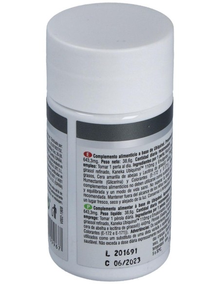 Prisma Natural Ubiquinol Premium 60 Perlas 110Mg