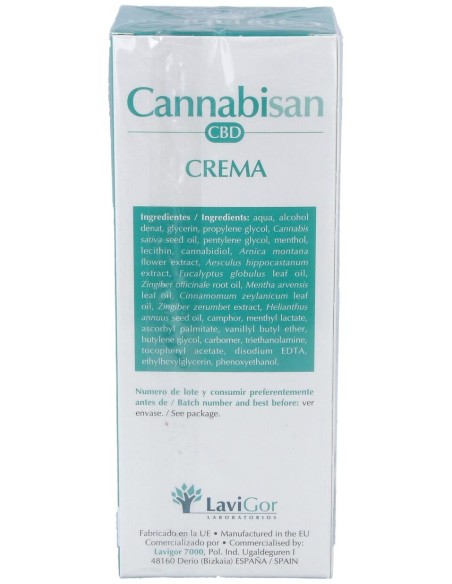 Lavigor Cannabisan Crema 75Ml