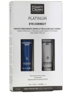 Martiderm Platinum Eye Correct Día Y Noche, 2 X 10 Ml