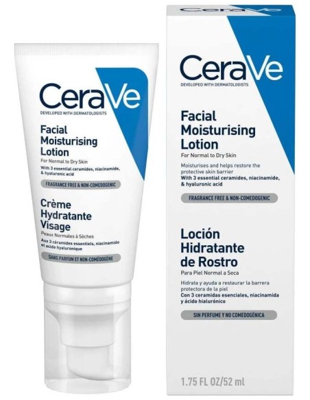 Cerave Loc Hidra Rostro Piel Normal 52Ml