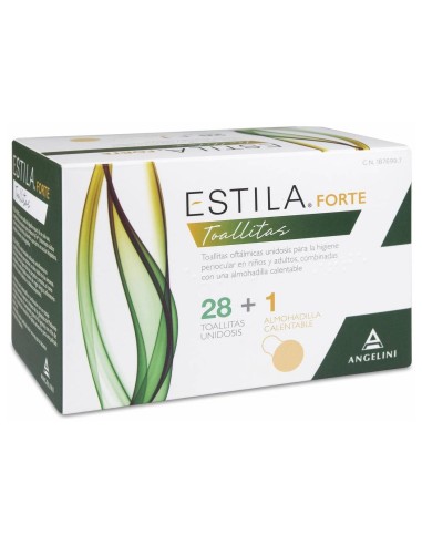 Estila Forte Toallitas 28 Toallitas + Almohadilla