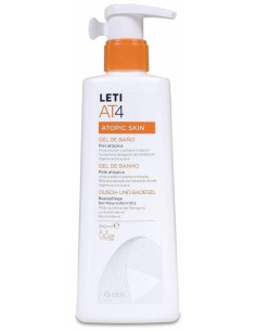 Leti At4 Gel De Baño Piel Atópica, 250 Ml