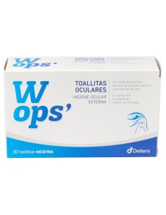 Wops Toallitas Oculares, 30 Unidades
