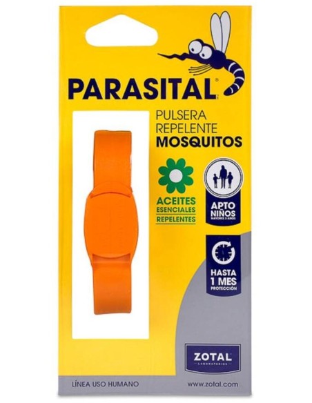 Parasital Pulsera Antimosquitos, 1 Unidad