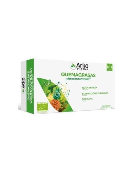 Arkopharma Arkofluido Quemagrasas Ultraconcentrado 20 Ampollas