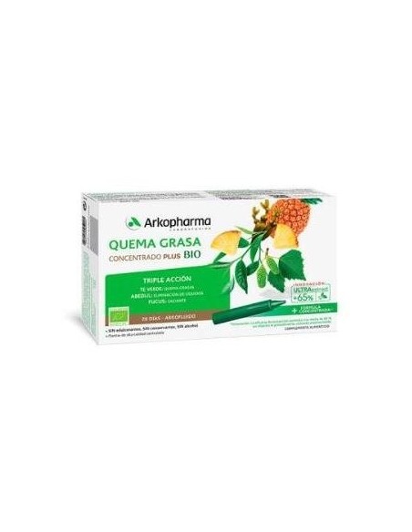 Arkopharma Arkofluido Quemagrasas Ultraconcentrado 20 Ampollas