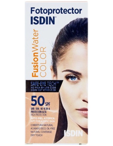 Isdin Fusion Water Color Medium Fotoprotector Spf 50, 50 Ml