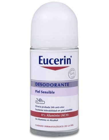 Eucerin Desodorante Roll-On Sin Alumino, 50 Ml