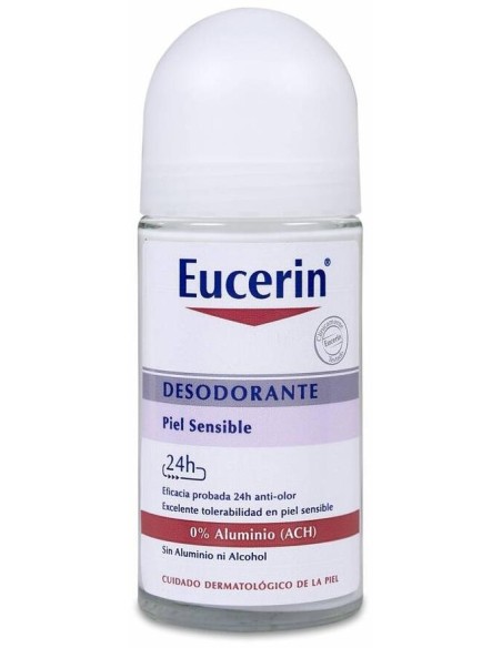 Eucerin Desodorante Roll-On Sin Alumino, 50 Ml