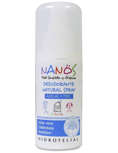 Desodorante Natural Spray Axilas Y Pies, 75 Ml