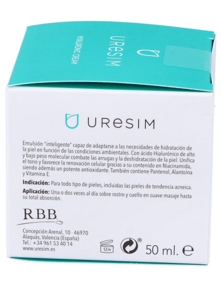 Uresim Crema Ácido Hialurónico, 50 Ml