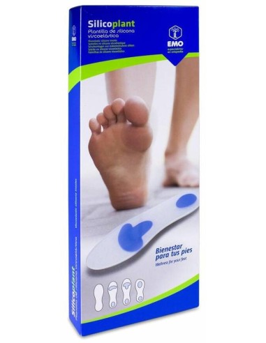 Emo Silicoplant Plantilla Blue Sp200 Talla 44-45, 1 Par