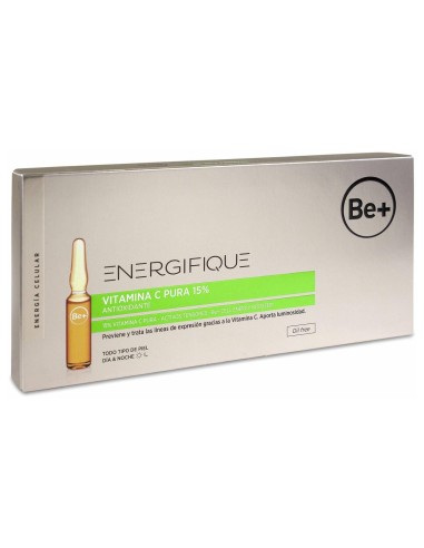 Be+ Energifique Ampollas Vitamina C Pura 15%, 10 Ampollas