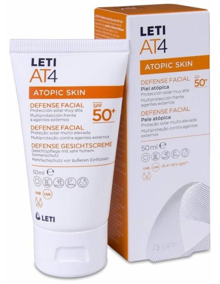 Leti At4 Atopic Skin Defense Facial Spf 50 50Ml