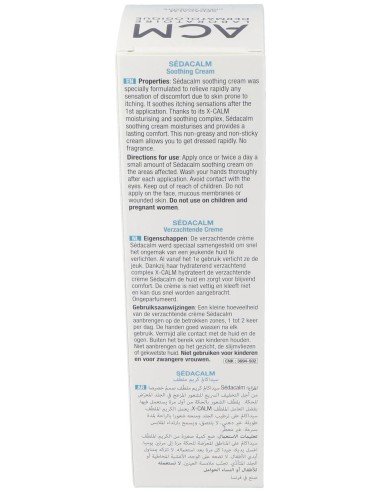 Acm Sédacalm Crema Calmante, 120 Ml