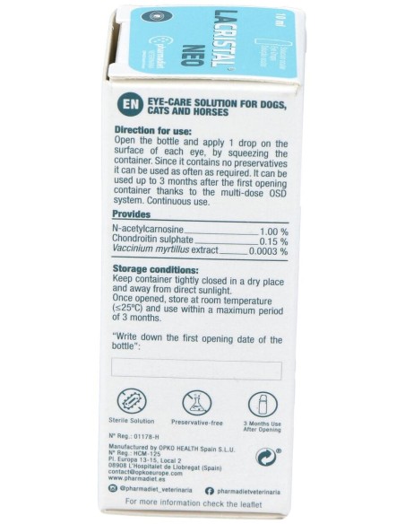 Pharmadiet Lacristal, 10 Ml