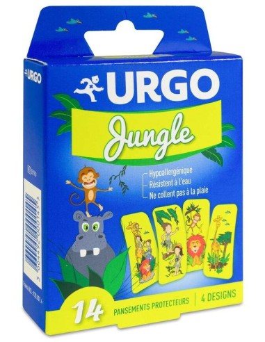 Urgo Kids Jungle Apósitos Infantiles, 14 Unidades