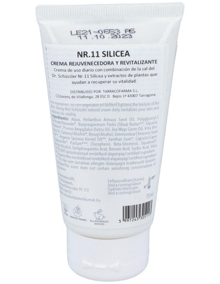 Schussler Natur Nº11 Silicea Crema 75Ml.